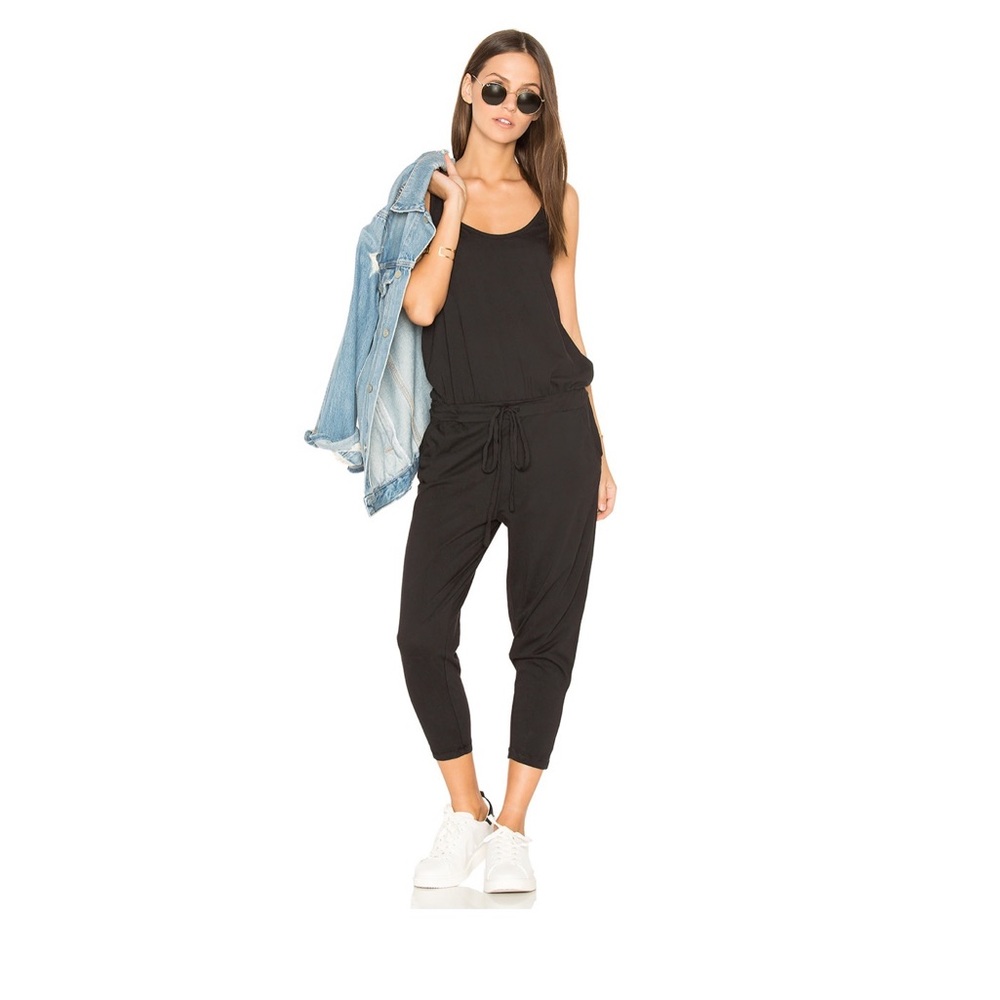 Bobi Black Jogger Jumpsuit